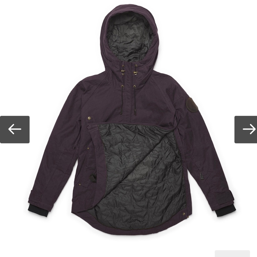 Alps & Meters Anorak Jacket (like new) Purple. Medium. Ski Jacket. Size 4-6